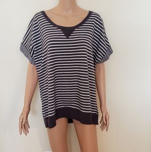 HANES - SHORT CUFF SLEEVE TOP